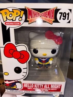 Funko POP! Hello Kitty All Might Vinyl Figure - White, Red, Yellow, Blue